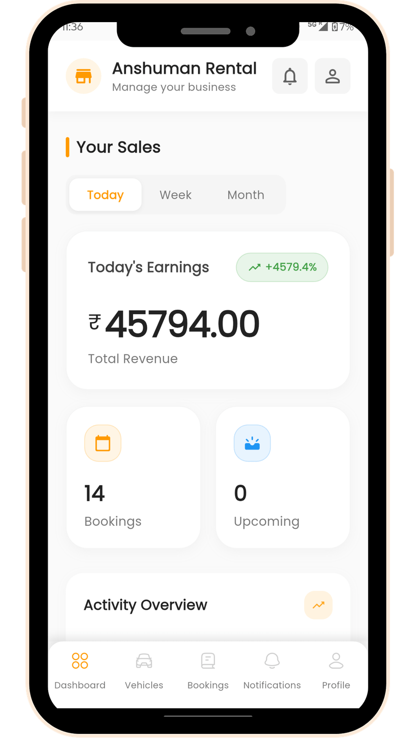 Vendor Dashboard